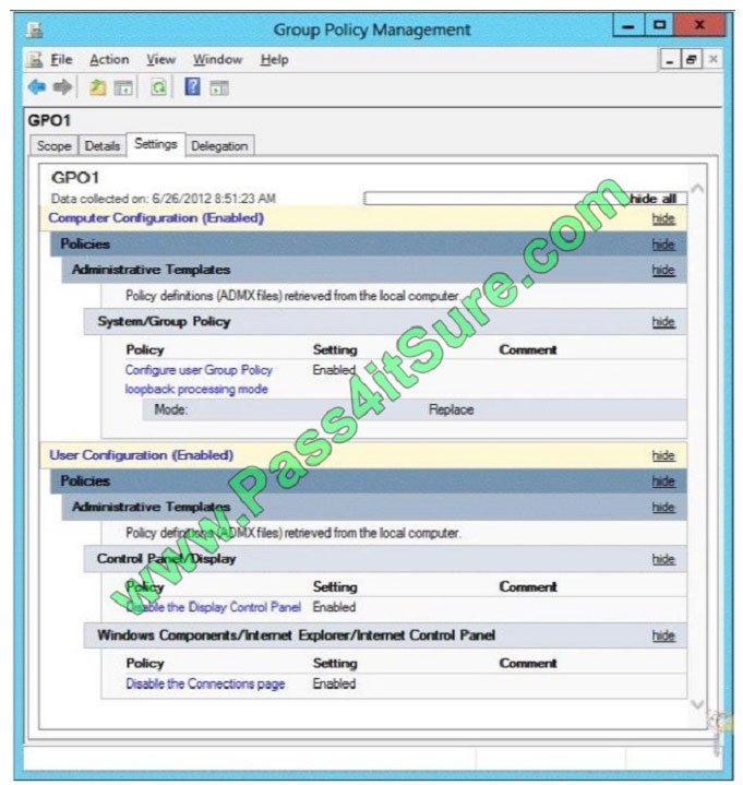 pass4itsure 70-417 exam question q10