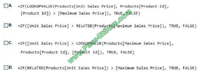 pass4itsure 70-466 exam question q4